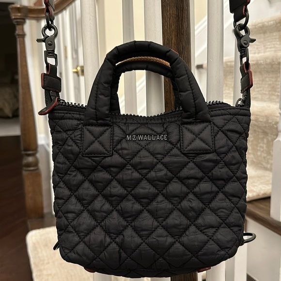 MZ Wallace Handbags - MZ Wallace Black Micro Sutton Bag